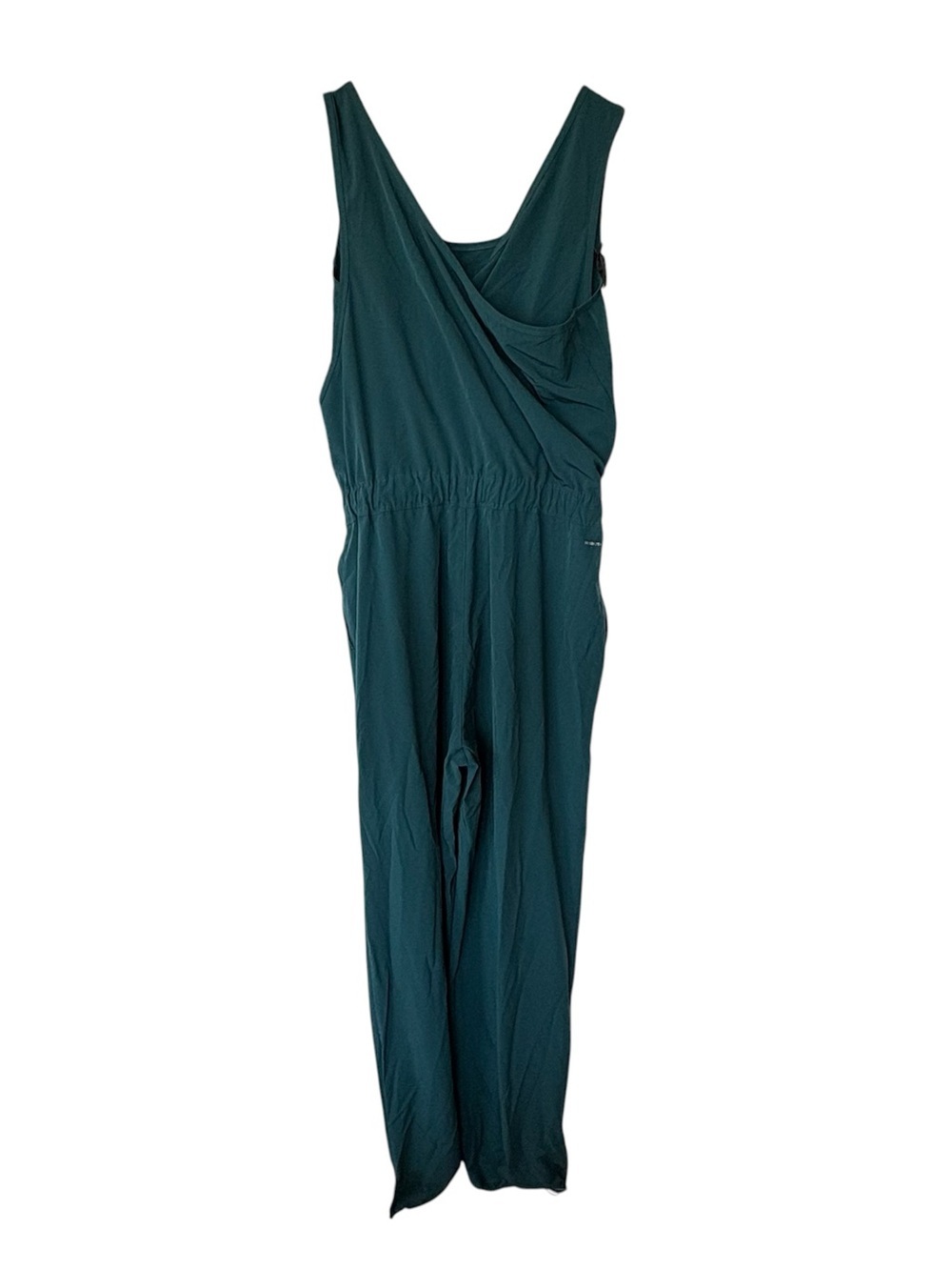 Minders Women's Teal Cross Back Sleeveless Jumpsuit - Picture 3 of 9